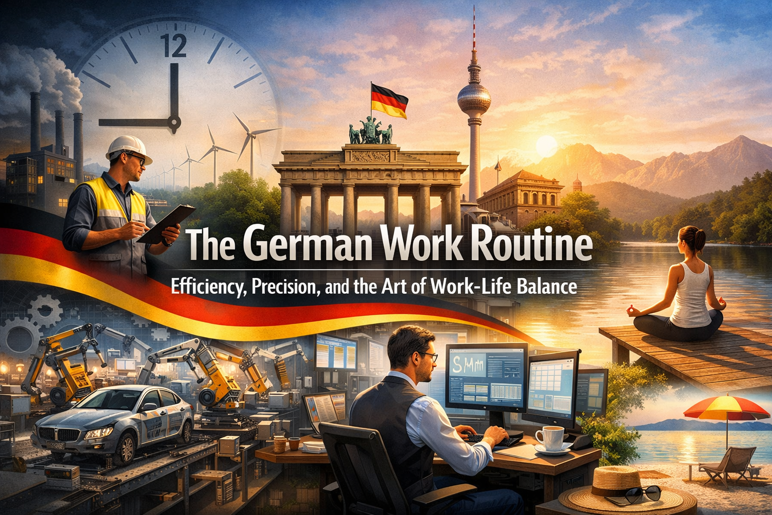 the german work routine efficiency, precision, and the art of work life balance
